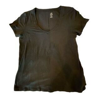 Aerie Real Soft Tee Black Shirt Size S/P